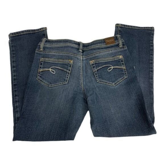 Justice Jeans Simply Low Rise Girls Size 8 Regular Medium Wash Denim Pants - Picture 2 of 7